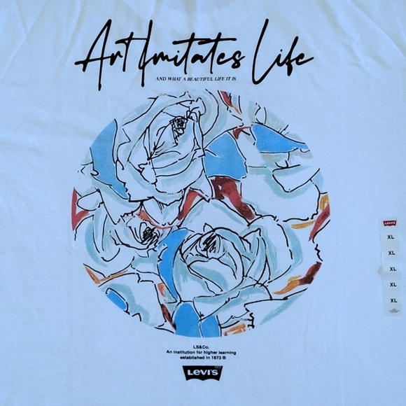 Levi's "Art🖼 Imitates Life" Graphic Tee👕 - NWT - Picture 4 of 15